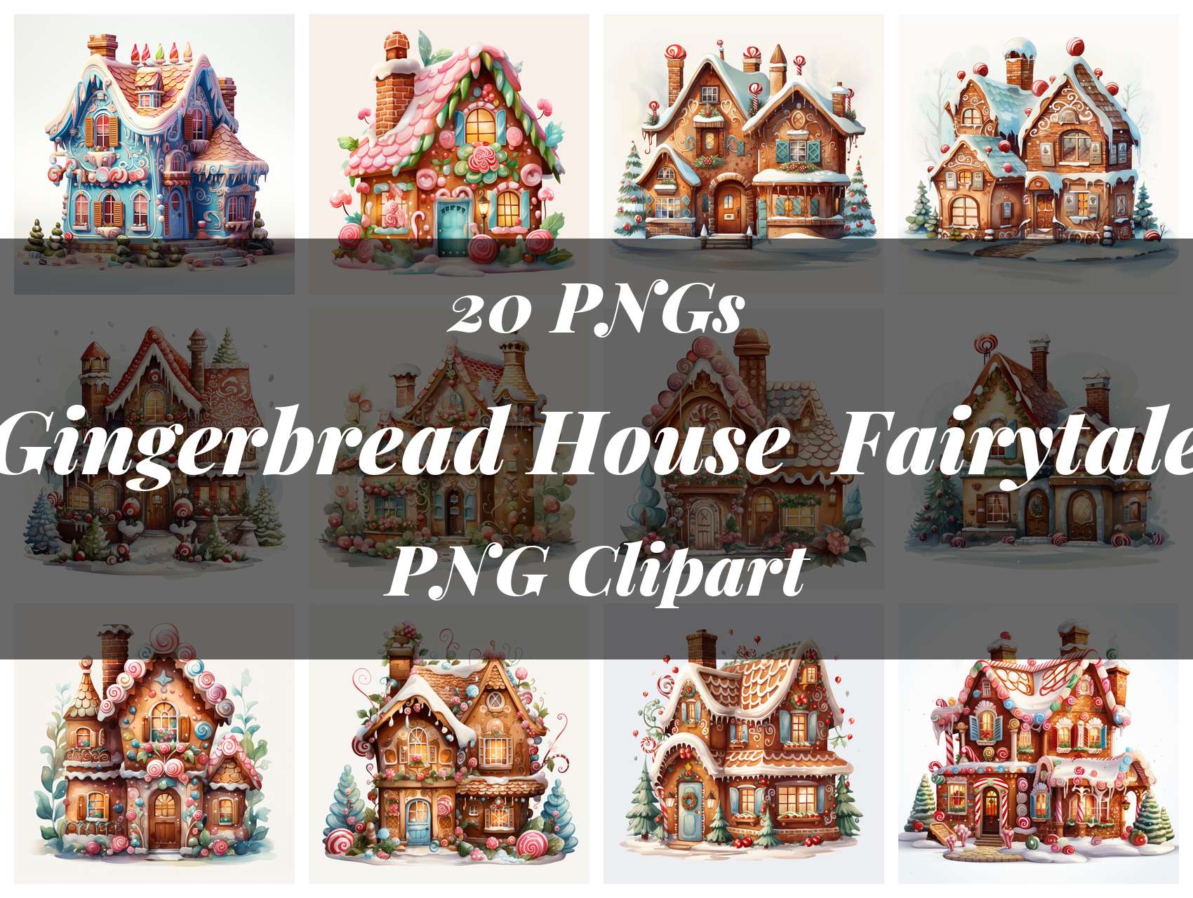 Gingerbread House Bonus Fairytale Clipart