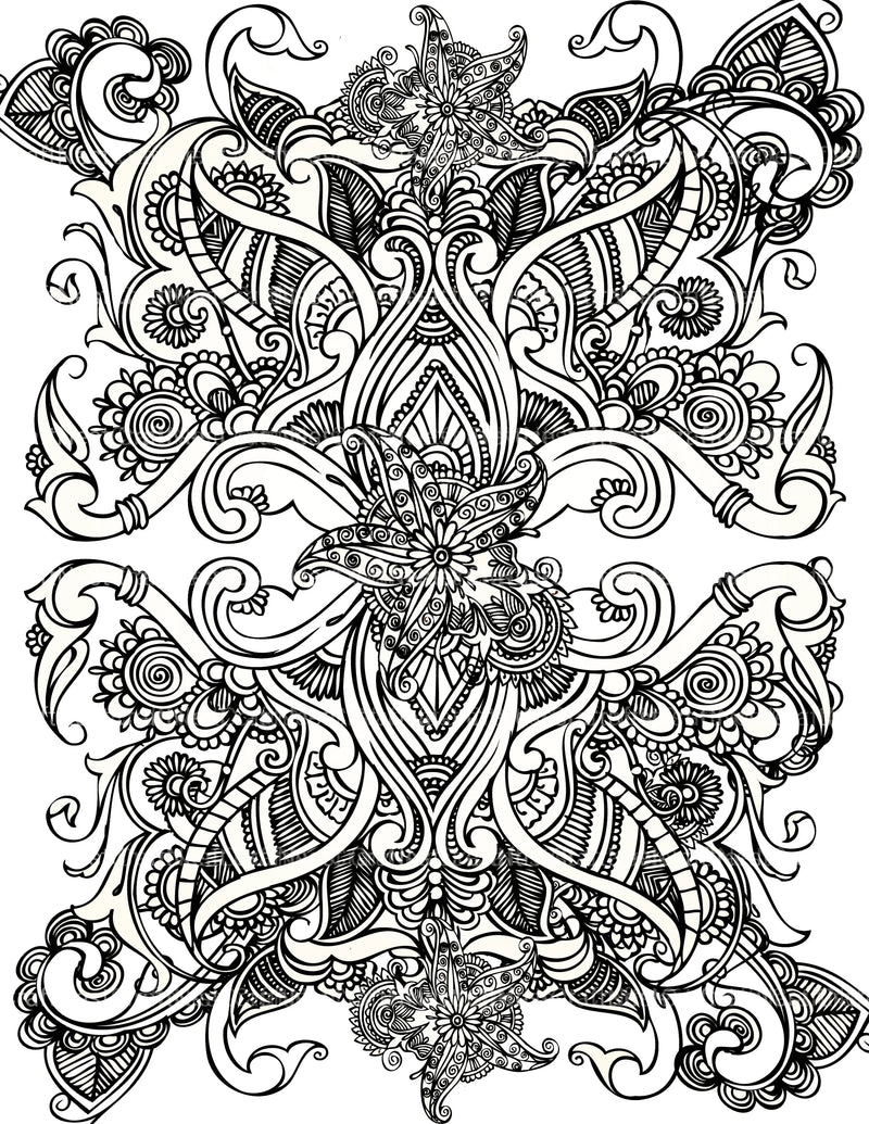 Colorist Heaven Fantasy Coloring Book - CraftNest - Digital Crafting and Art