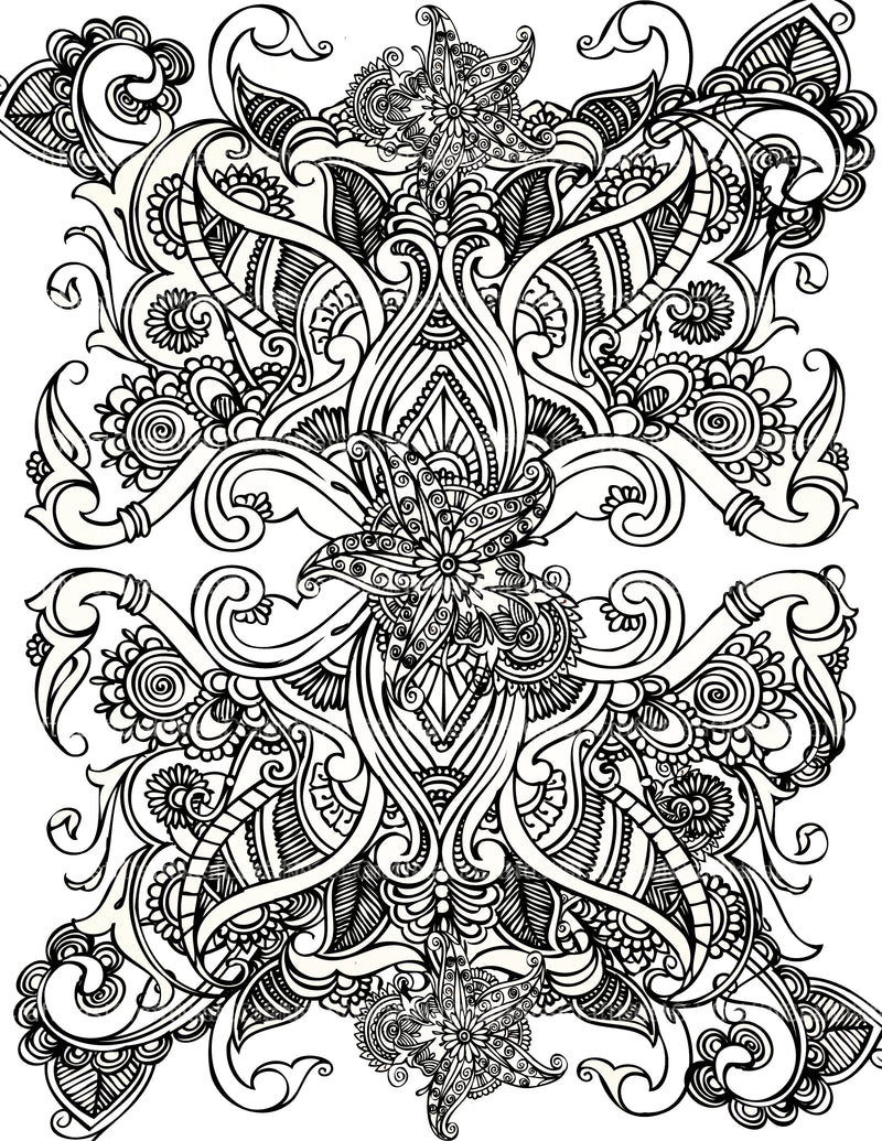 Colorist Heaven Fantasy Coloring Book - CraftNest - Digital Crafting and Art