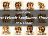 Best Friends Sunflowers Bonus Flowers Clipart