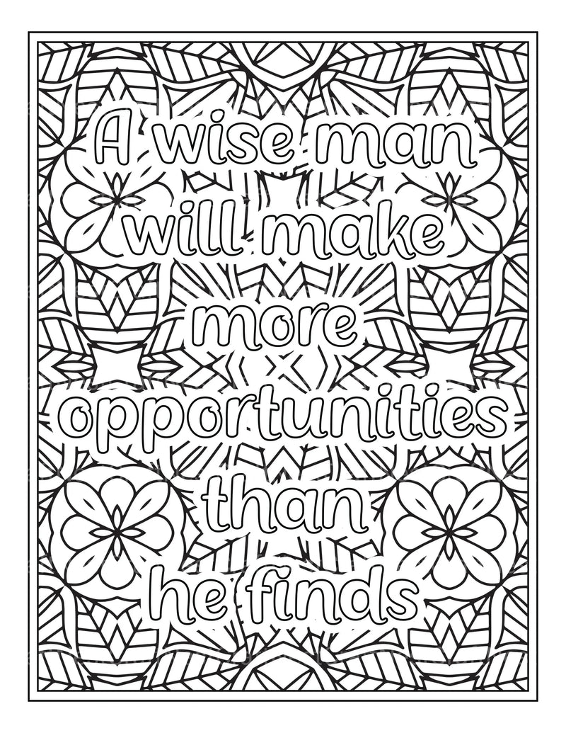 Quotes Coloring Book - CraftNest - Digital Crafting and Art