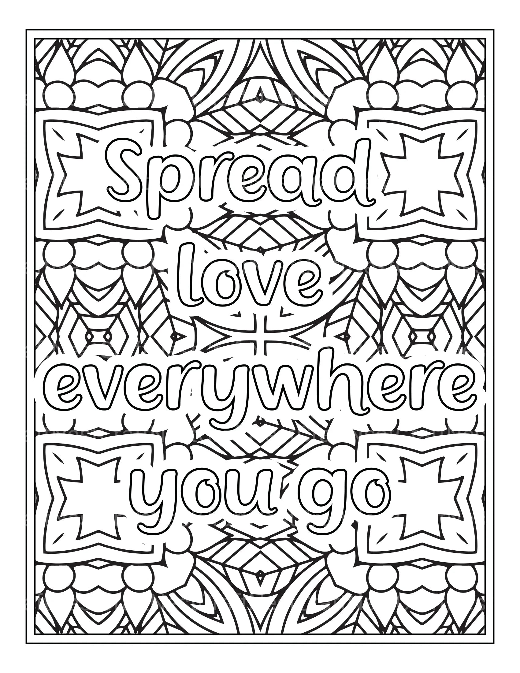 Quotes Coloring Book - CraftNest - Digital Crafting and Art