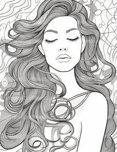 Femme Coloring Book - CraftNest - Digital Crafting and Art