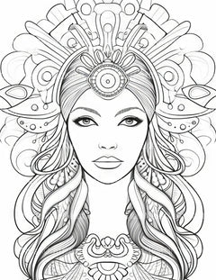 Femme Coloring Book - CraftNest - Digital Crafting and Art