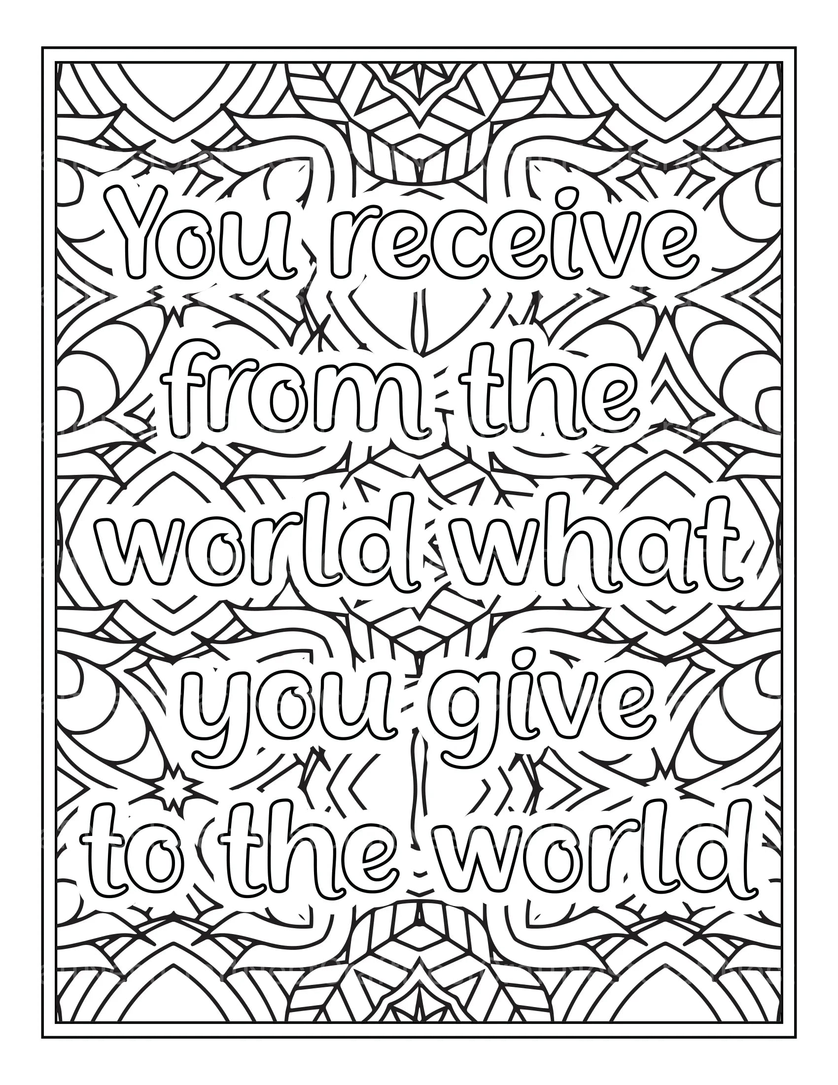 Quotes Coloring Book - CraftNest - Digital Crafting and Art
