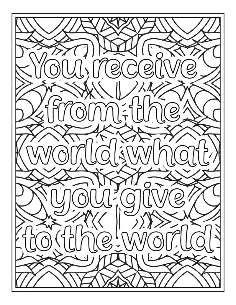 Quotes Coloring Book - CraftNest - Digital Crafting and Art
