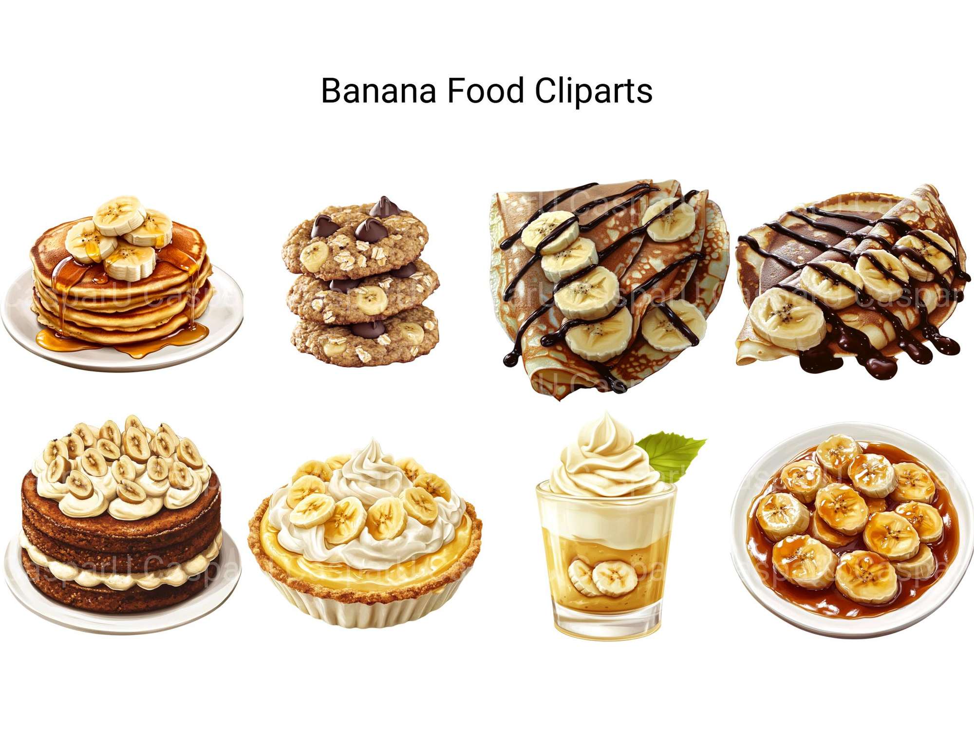 Banana Food Clipart