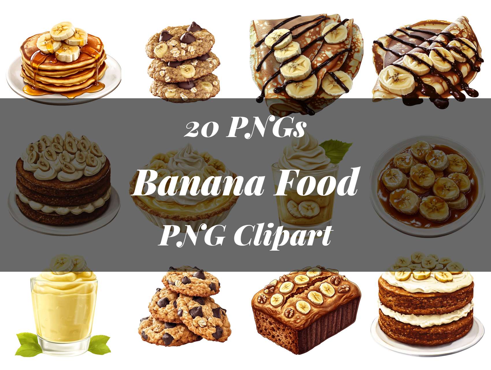 Banana Food Clipart