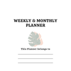 Weekly & Monthly Planner Bundle