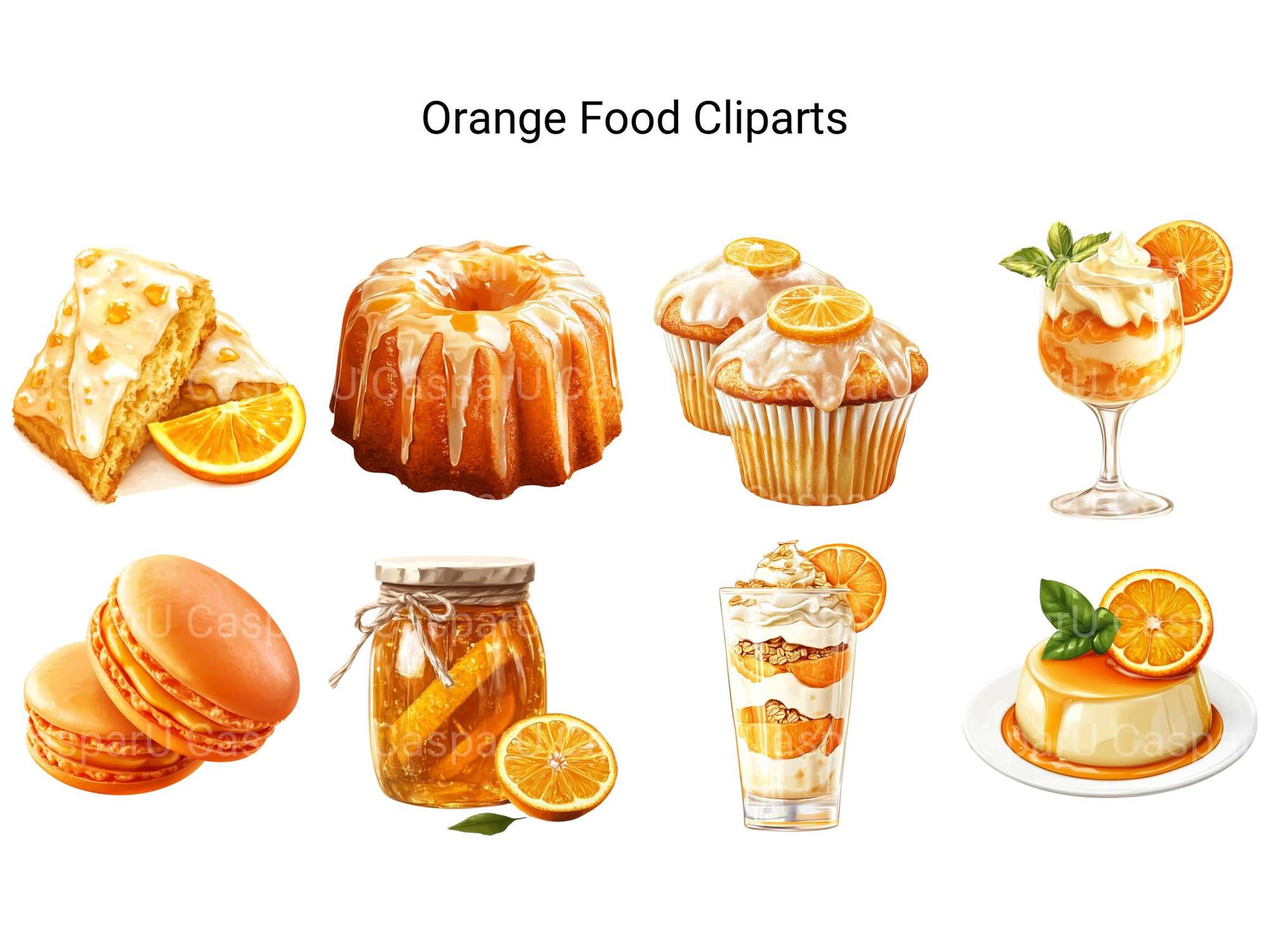Orange Food Clipart
