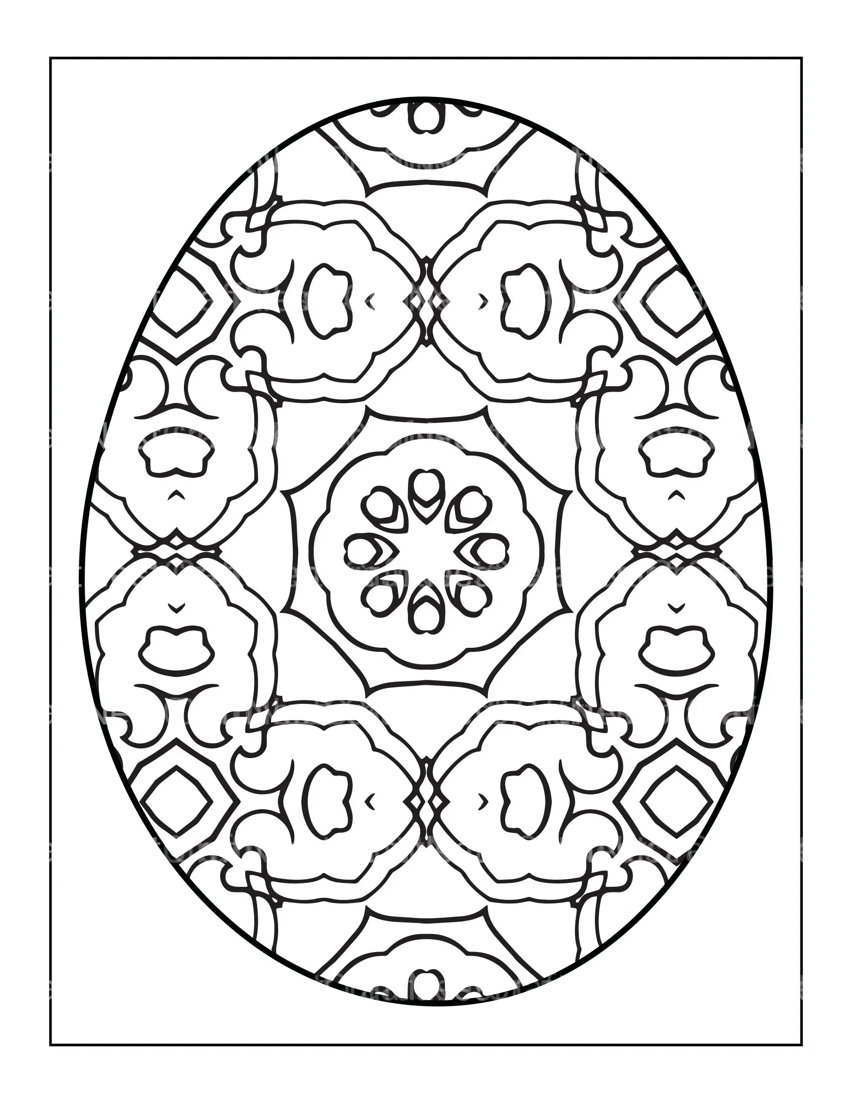Kids Easter Mandala Coloring Book 2 - CraftNest - Digital Crafting and Art