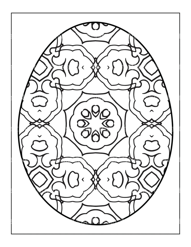 Kids Easter Mandala Coloring Book 2 - CraftNest - Digital Crafting and Art