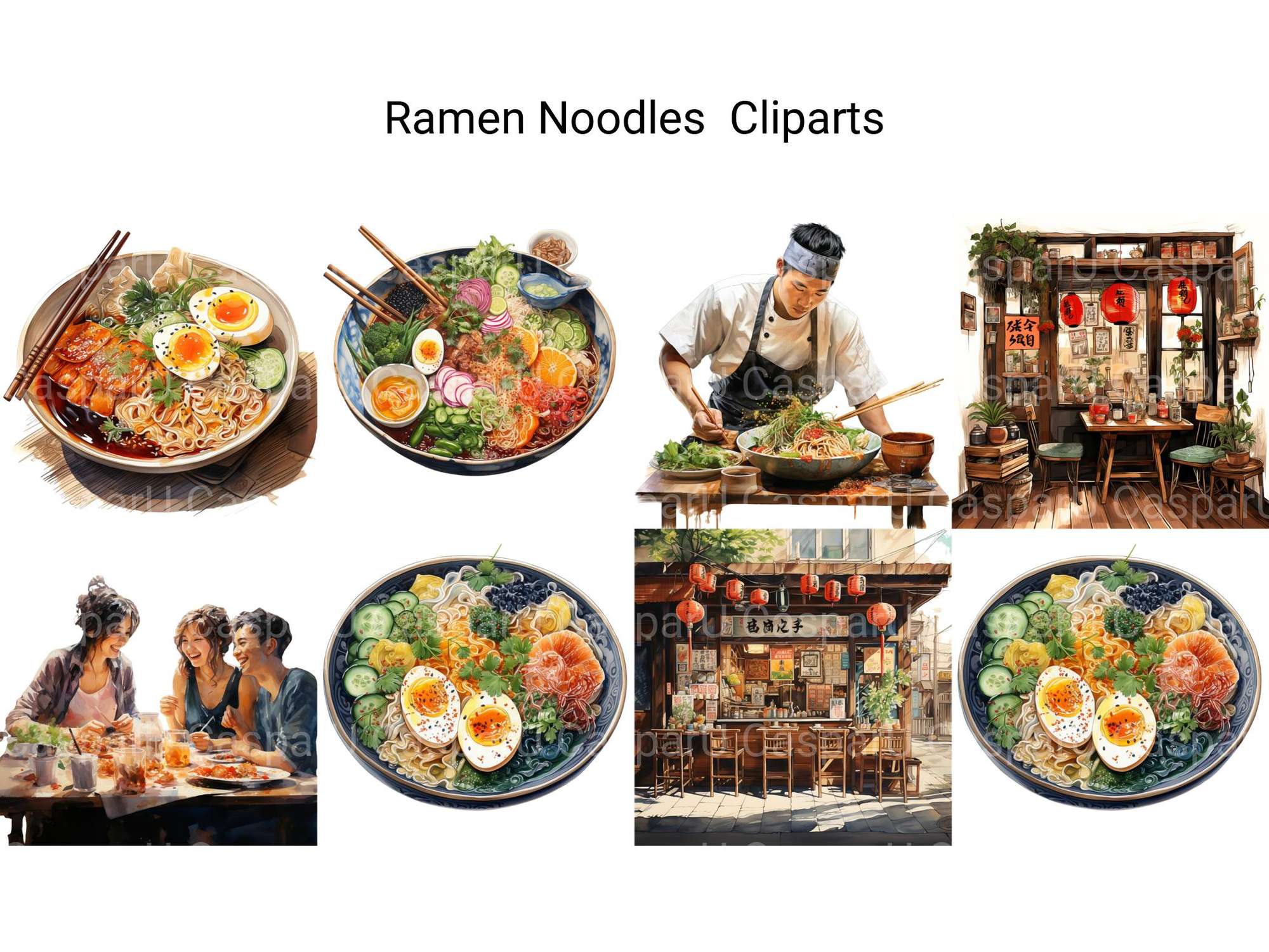 Ramen Noodles Clipart