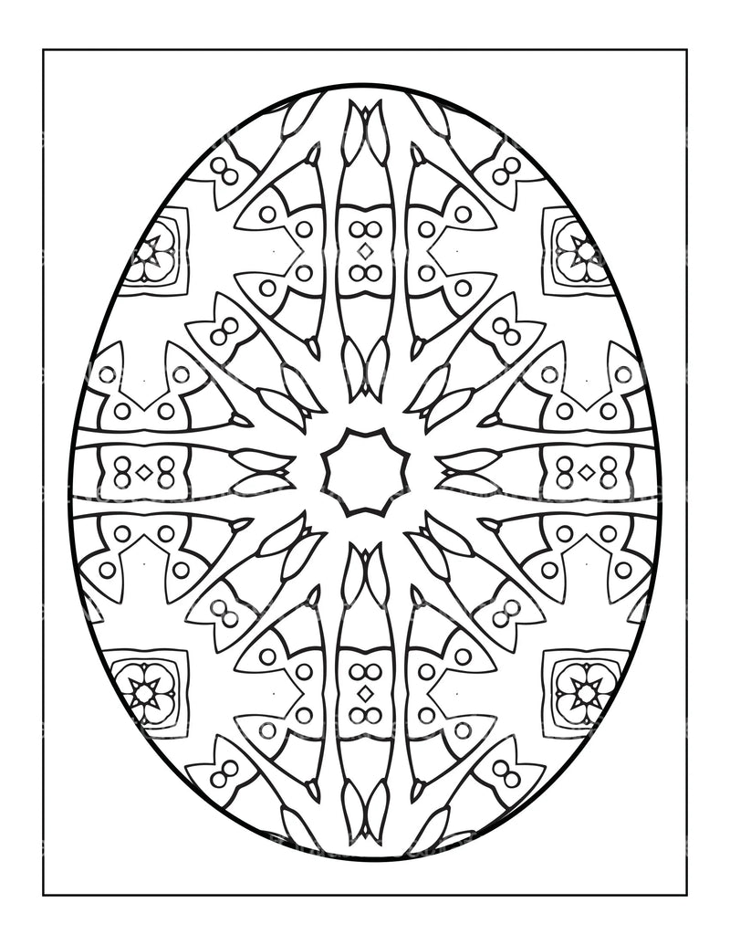 Kids Easter Mandala Coloring Book 2 - CraftNest - Digital Crafting and Art