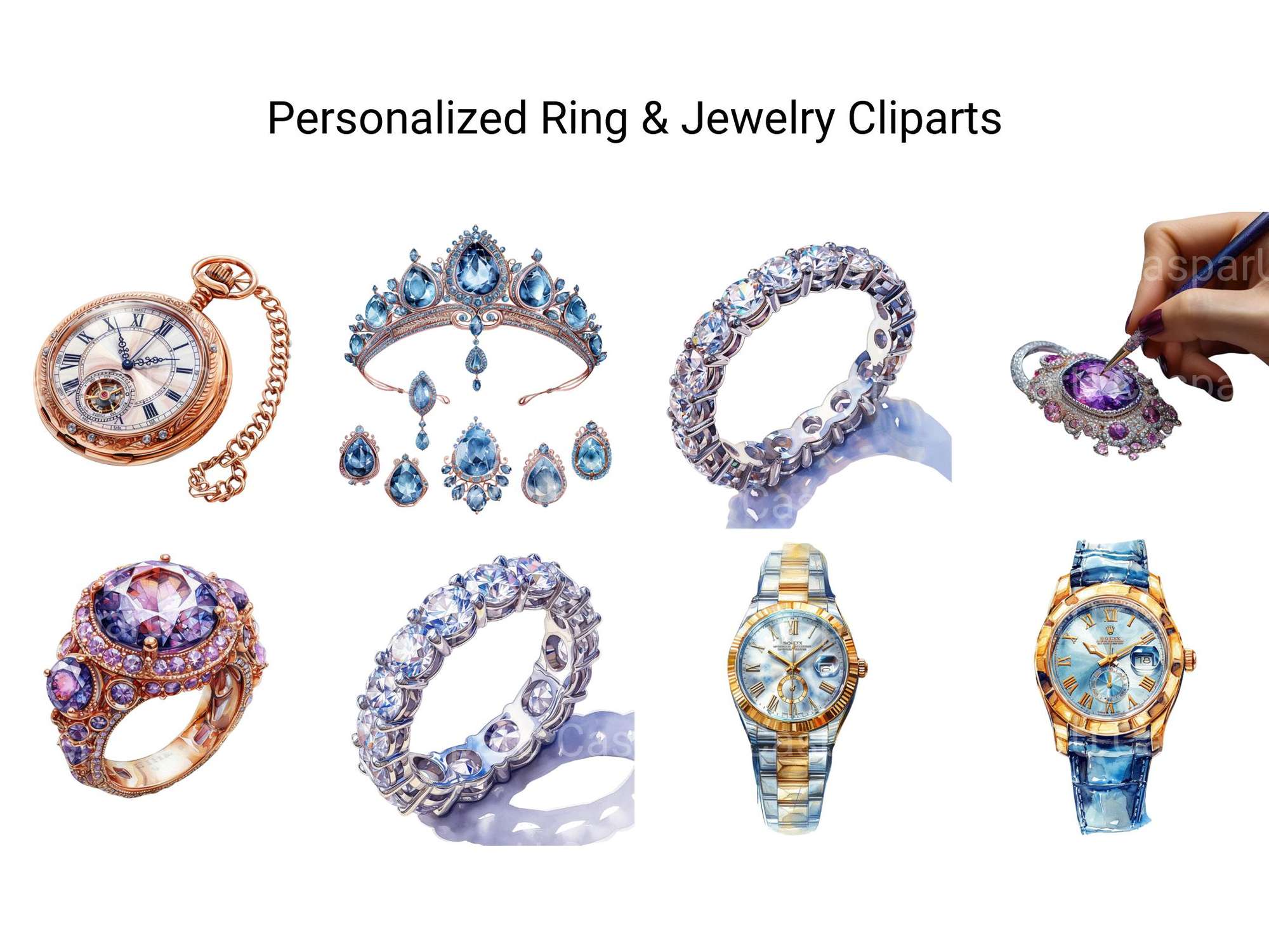 Personalized Ring & Jewelry Clipart