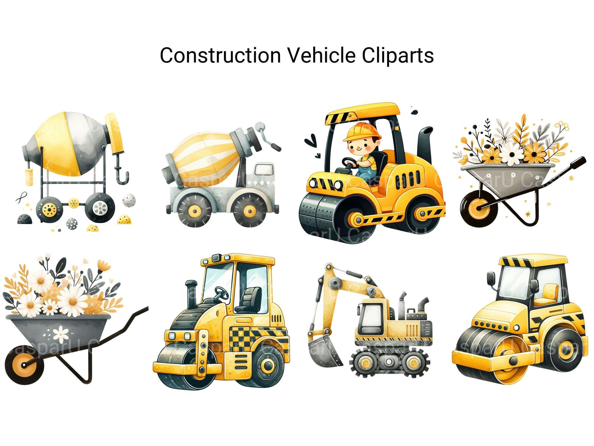 Construction Vehicle Clipart