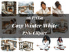 Cozy Winter White Clipart