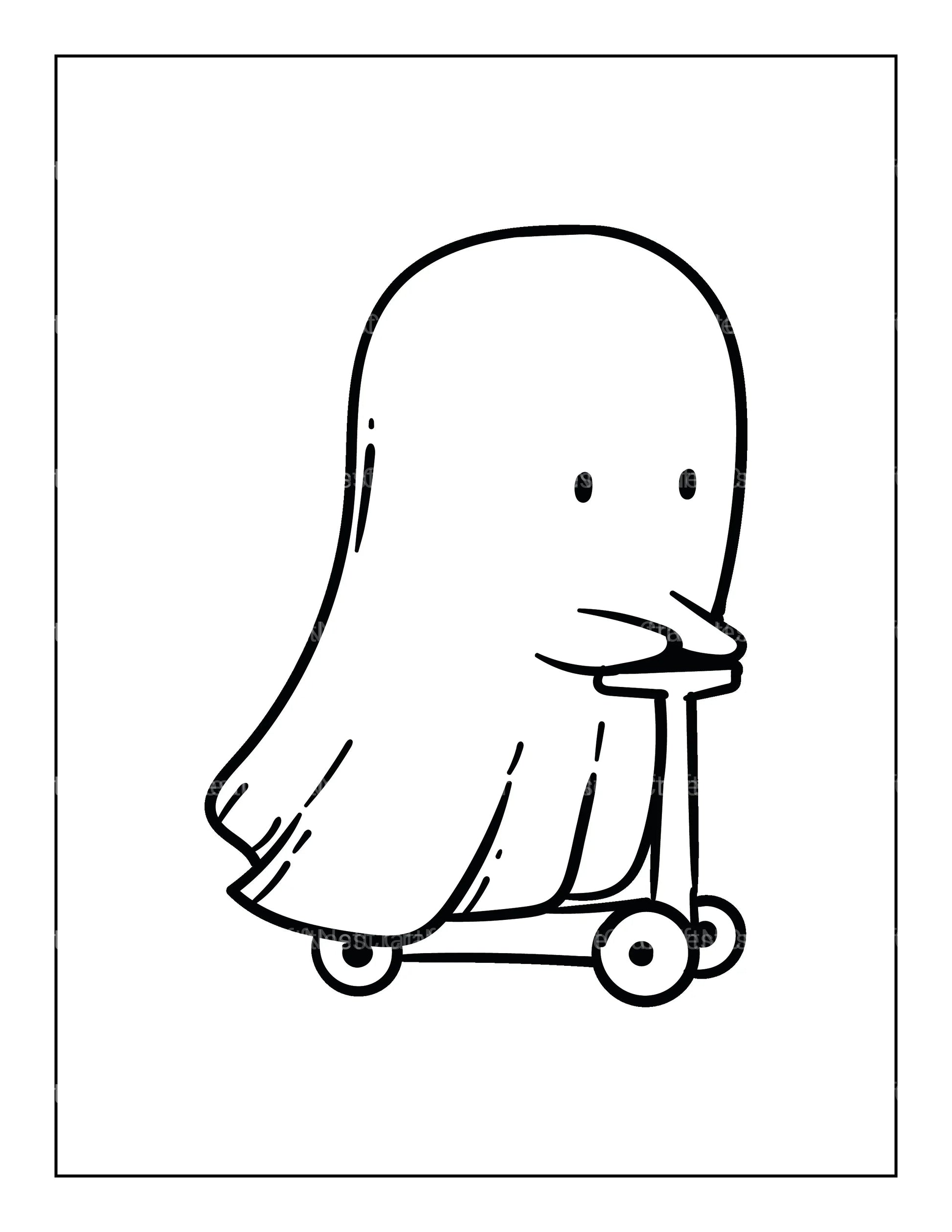 Kids Halloween Coloring Book 8 - CraftNest - Digital Crafting and Art