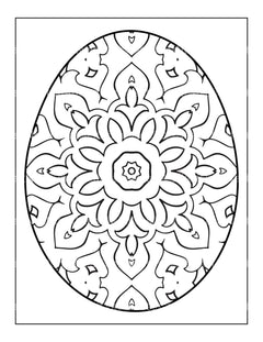 Kids Easter Mandala Coloring Book 2 - CraftNest - Digital Crafting and Art