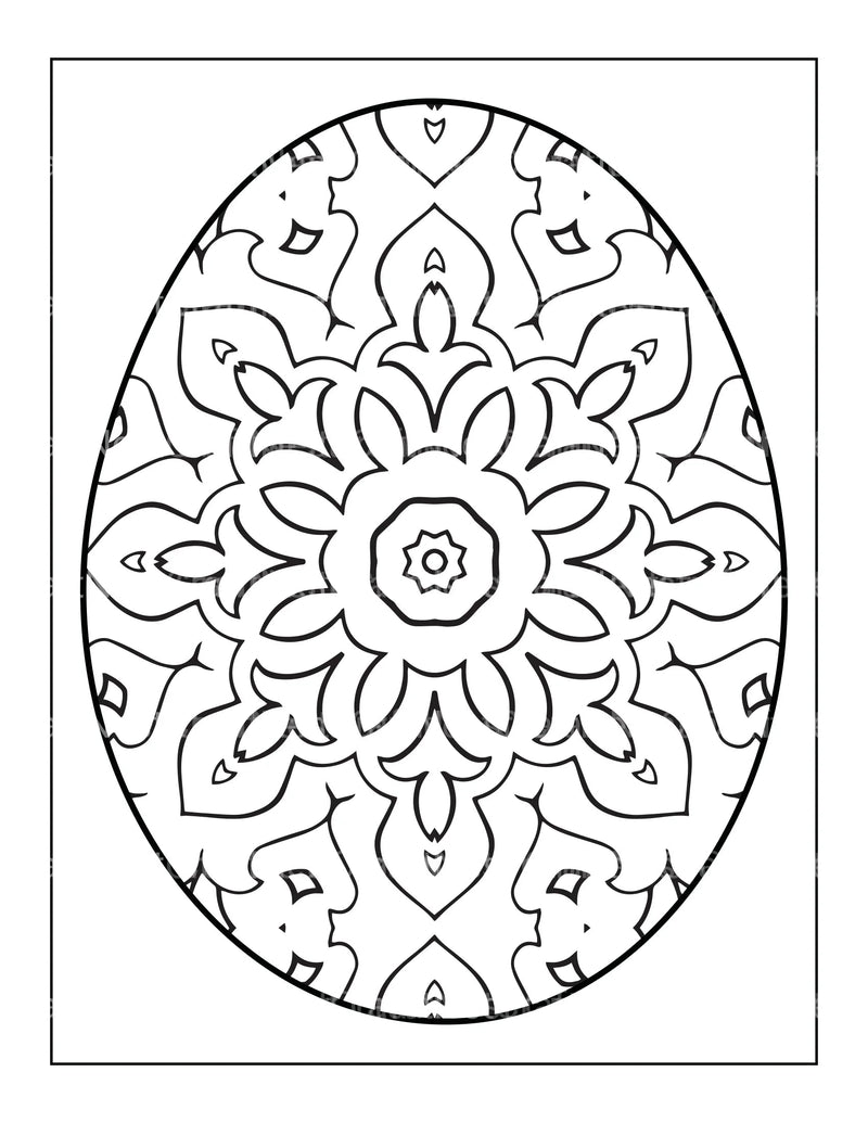Kids Easter Mandala Coloring Book 2 - CraftNest - Digital Crafting and Art