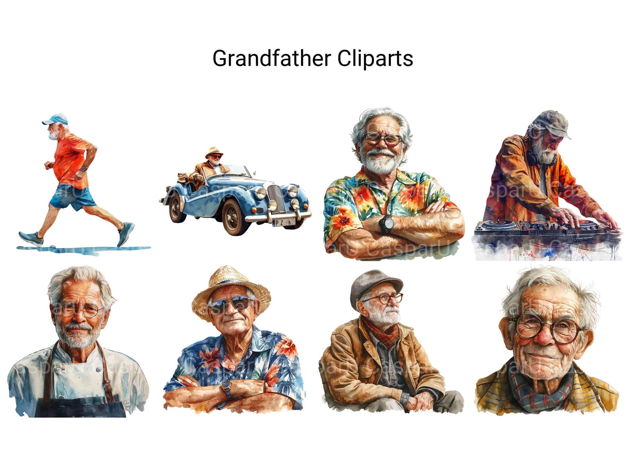 Grandfather Clipart