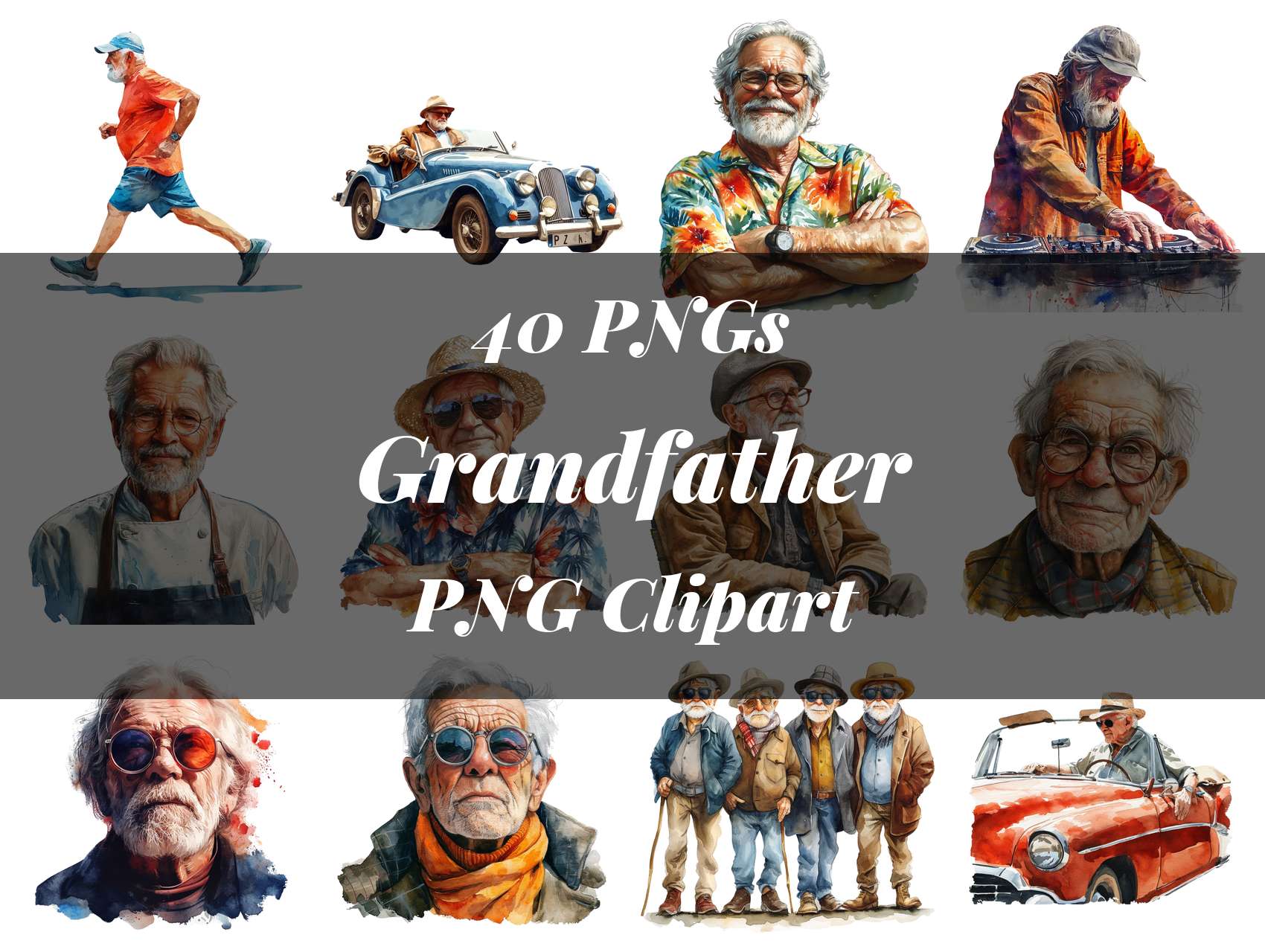 Grandfather Clipart
