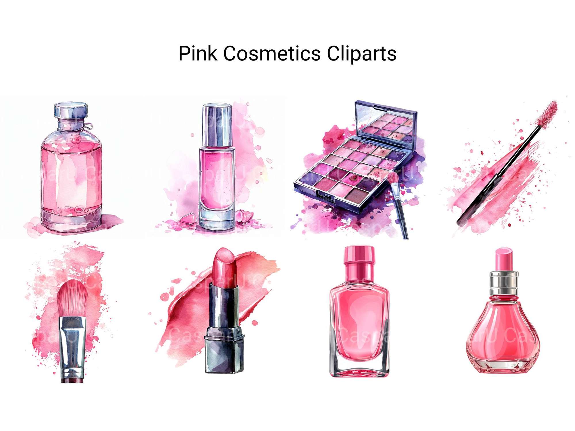 Pink Cosmetics Clipart