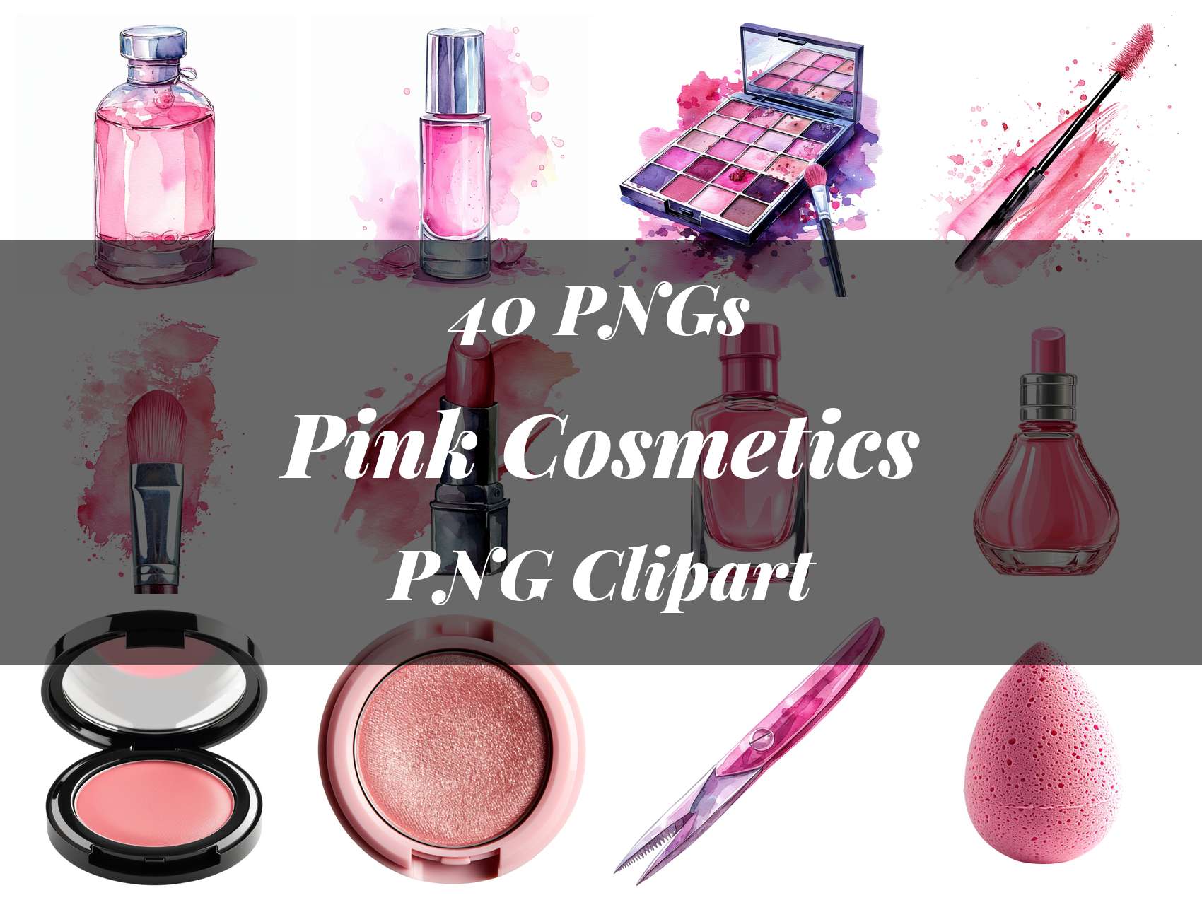 Pink Cosmetics Clipart