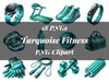 Turquoise Fitness Clipart