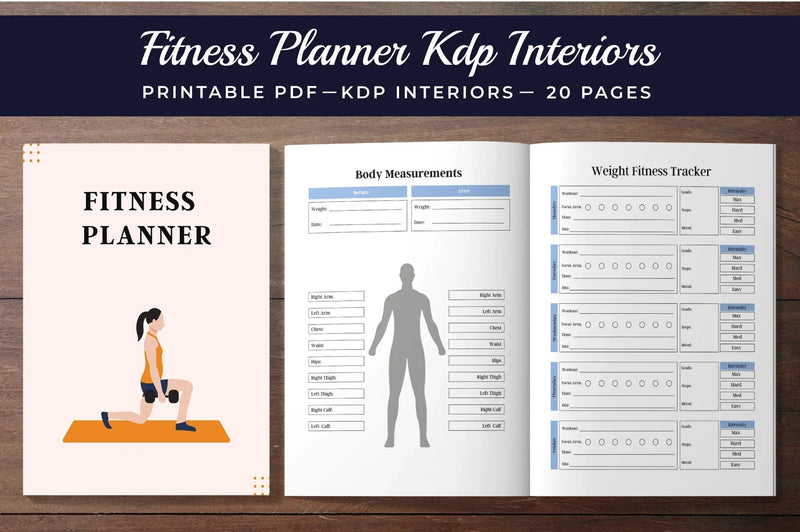 Fitness Planner  Bundle - CraftNest - Digital Crafting and Art