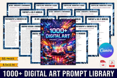 Art Prompt Library: Creative Inspiration Hub - CraftNest - Digital Crafting and Art
