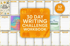Day Writing Challenge Workbook - CraftNest - Digital Crafting and Art