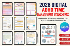 ADHD Time Management Worksheets for Improved Focus - CraftNest - Digital Crafting and Art