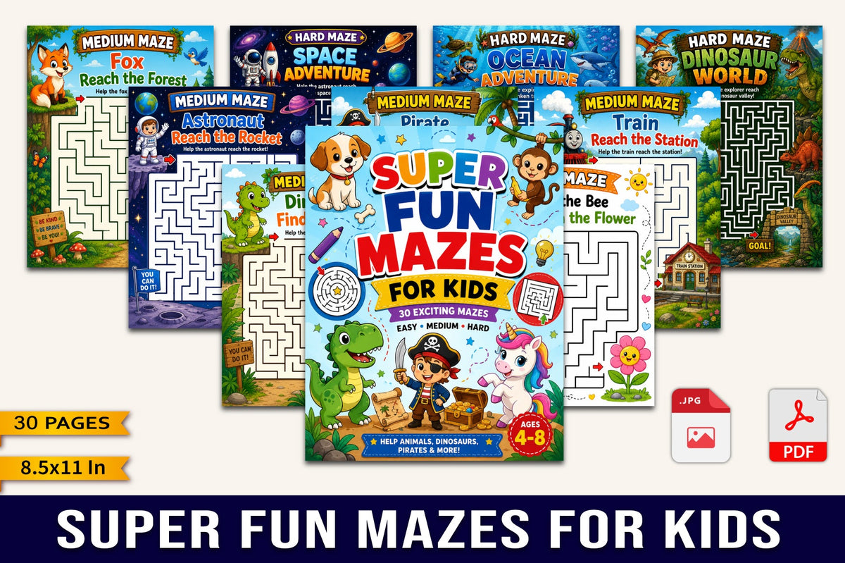 Super Fun Mazes for Kids