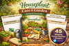 Houseplant Care Garden Journal