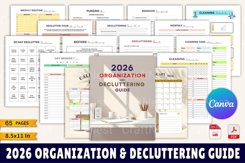 Organization Decluttering Guide - CraftNest - Digital Crafting and Art