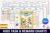 Kids Task Reward Charts for Motivation and Organization