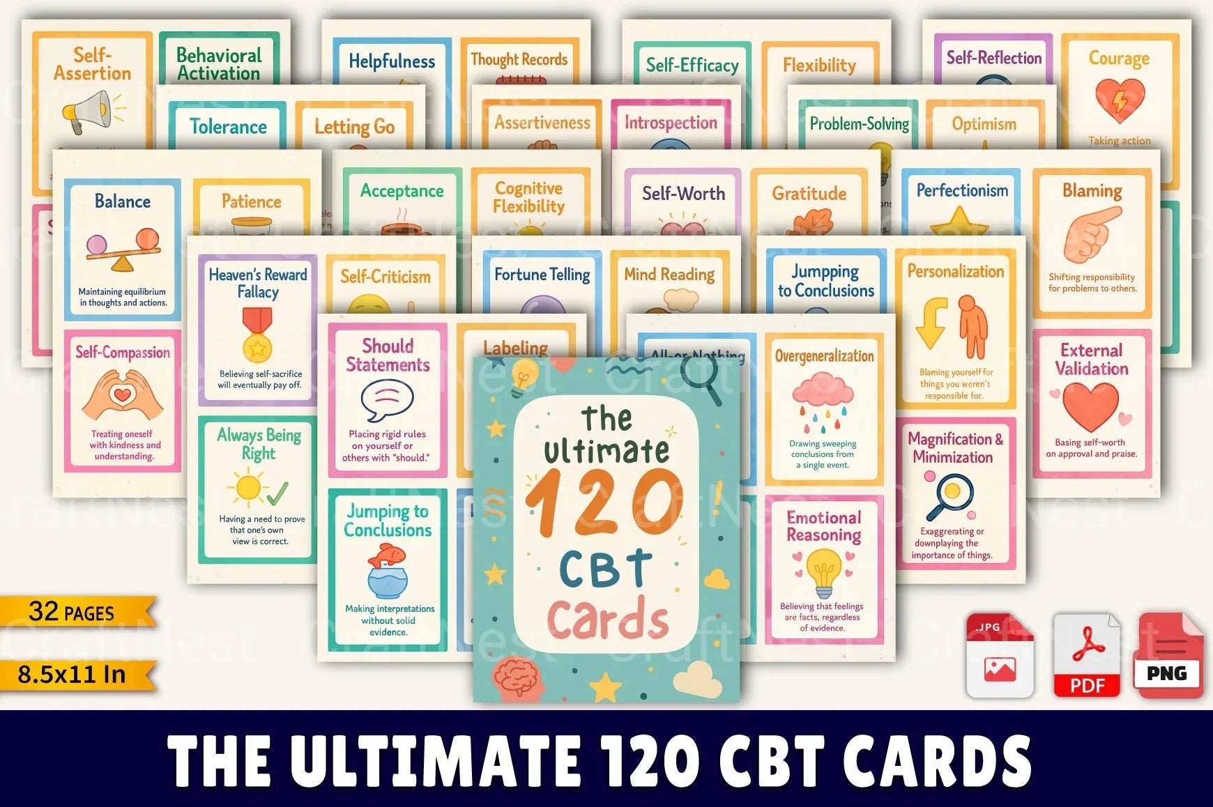 The Ultimate CBT Card Collection - CraftNest - Digital Crafting and Art