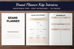 Brand Planner - CraftNest - Digital Crafting and Art