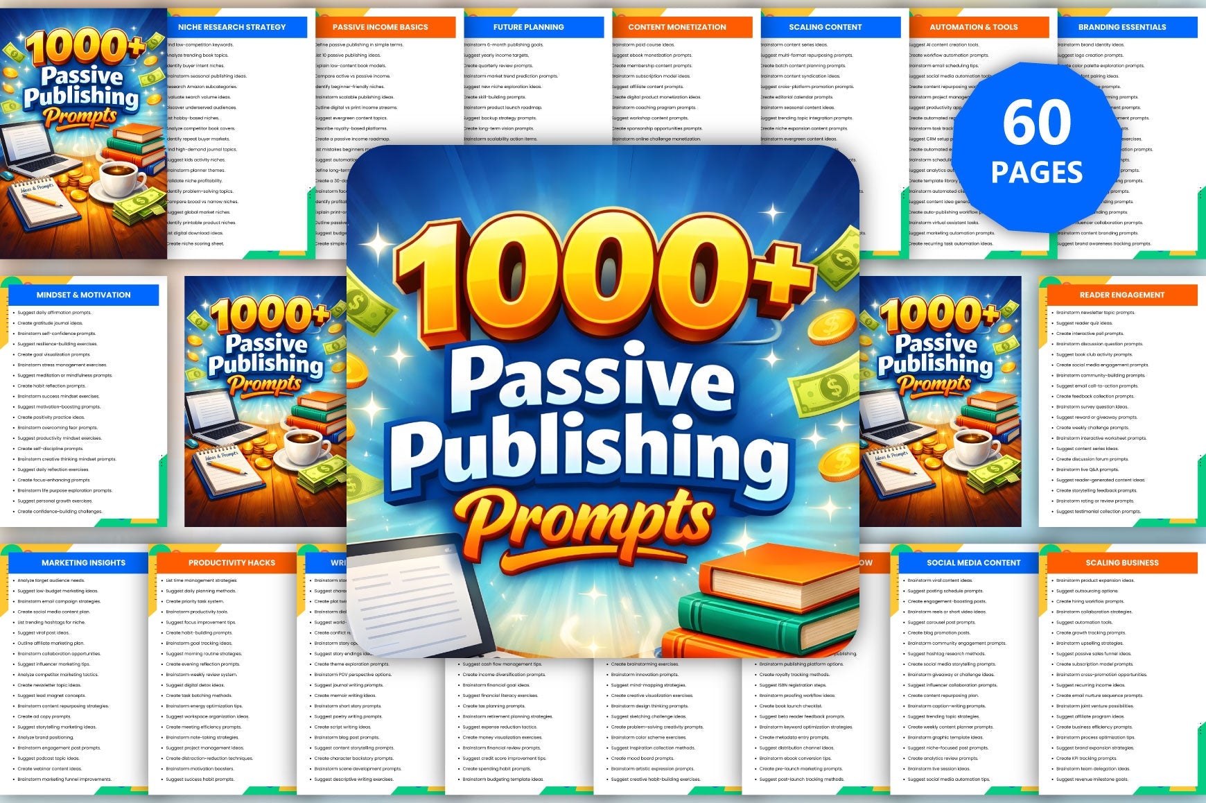 Passive Publishing Prompts for Creative Projects