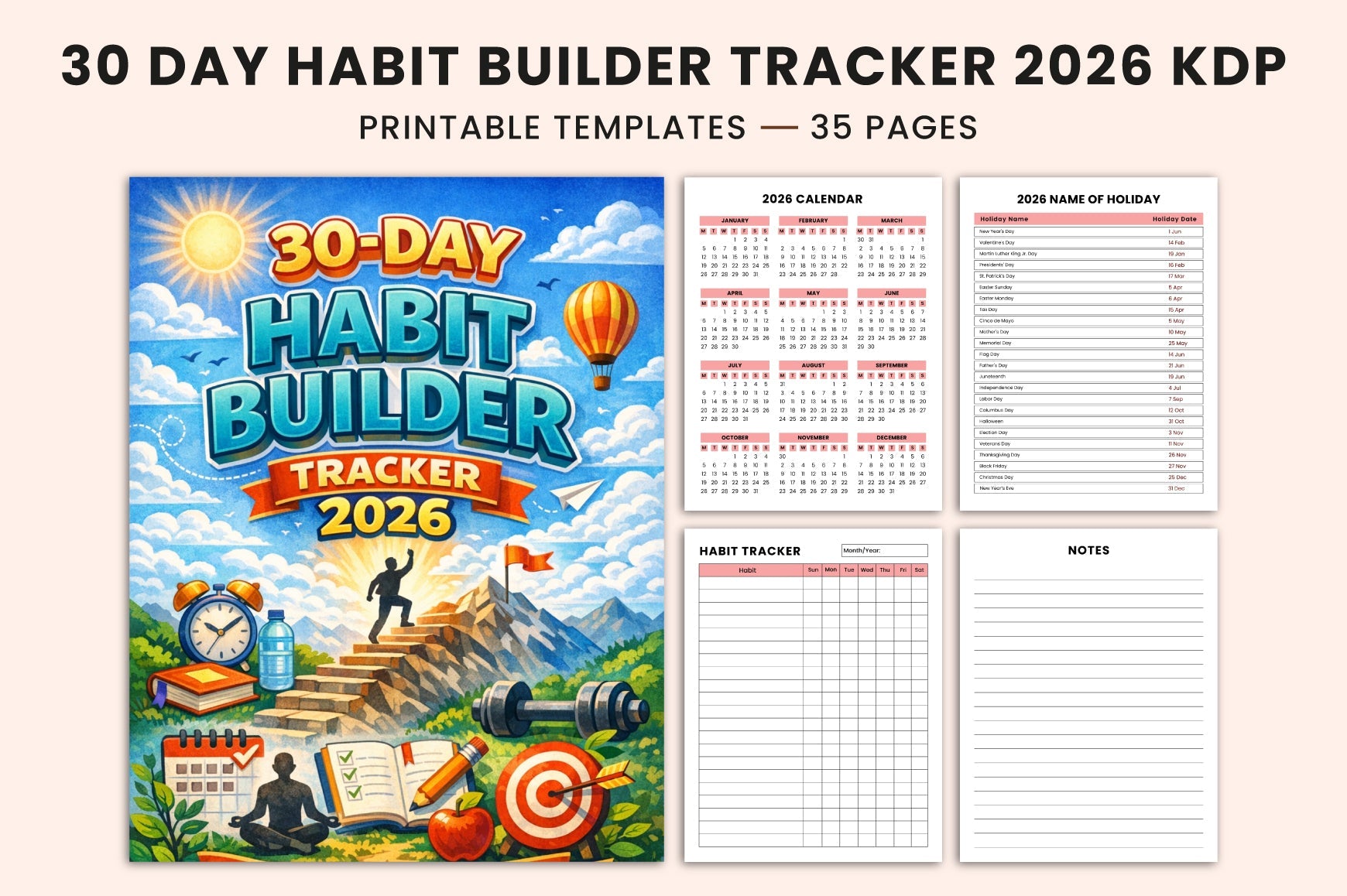Day Habit Builder Planner