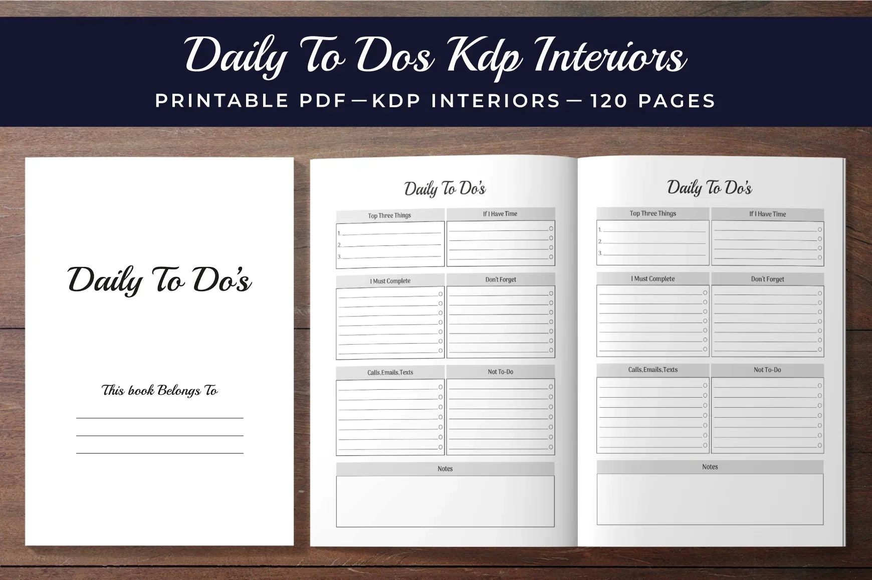 Daily To-Do Planner  Bundle - CraftNest - Digital Crafting and Art