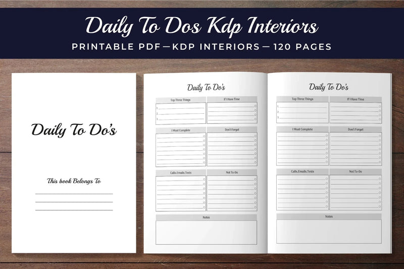Daily To-Do Planner  Bundle - CraftNest - Digital Crafting and Art