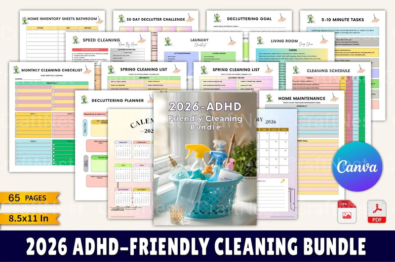 ADHD-Friendly Cleaning Tips - CraftNest - Digital Crafting and Art