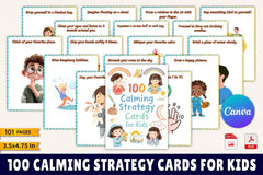 Calming Strategy Cards for Kids - CraftNest - Digital Crafting and Art