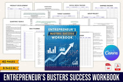 Entrepreneur Busters Success Workbook - CraftNest - Digital Crafting and Art