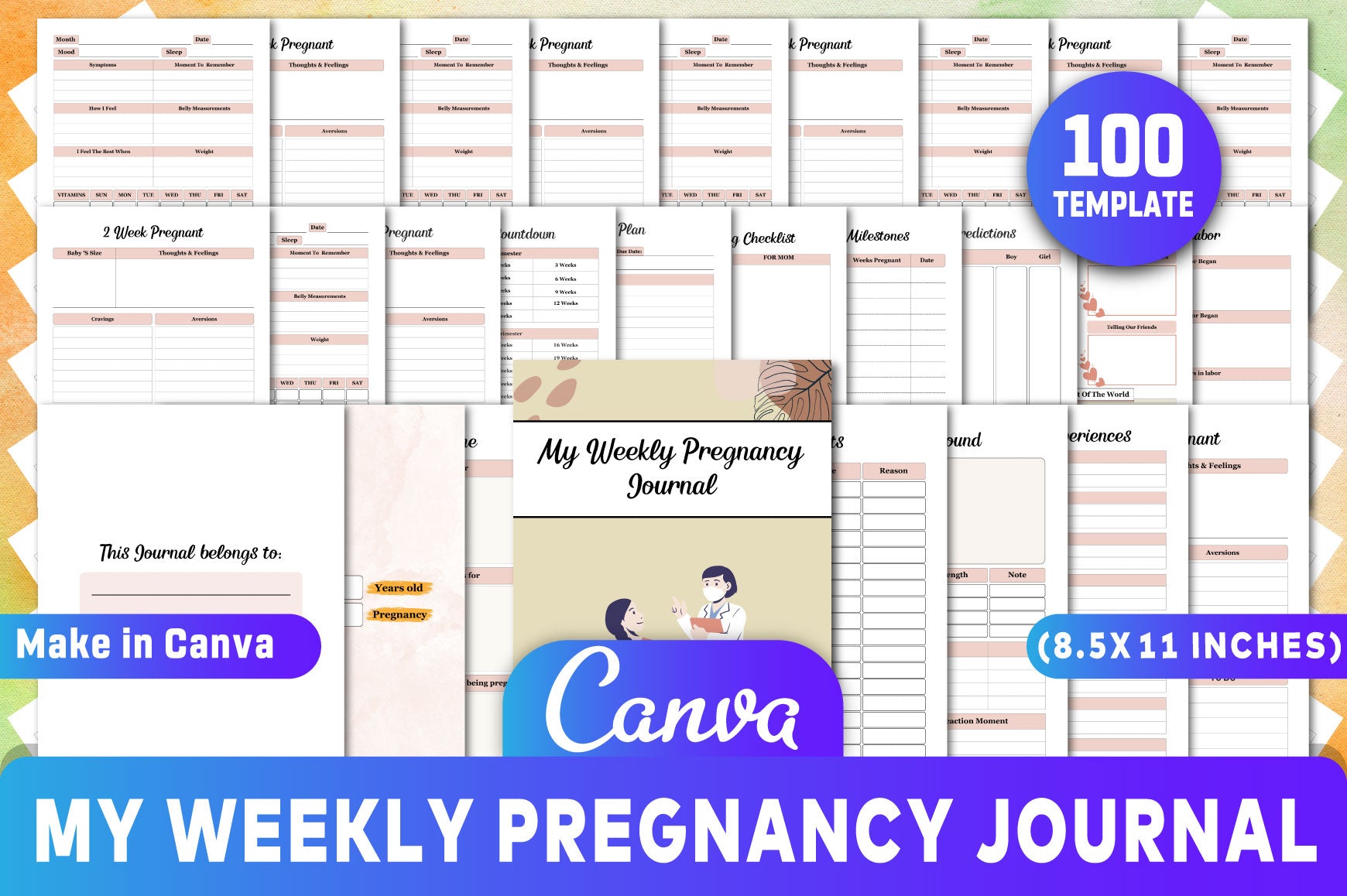 Weekly Pregnancy Journal