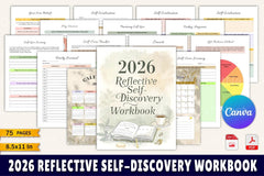 Reflective Self-Discovery Workbook - CraftNest - Digital Crafting and Art