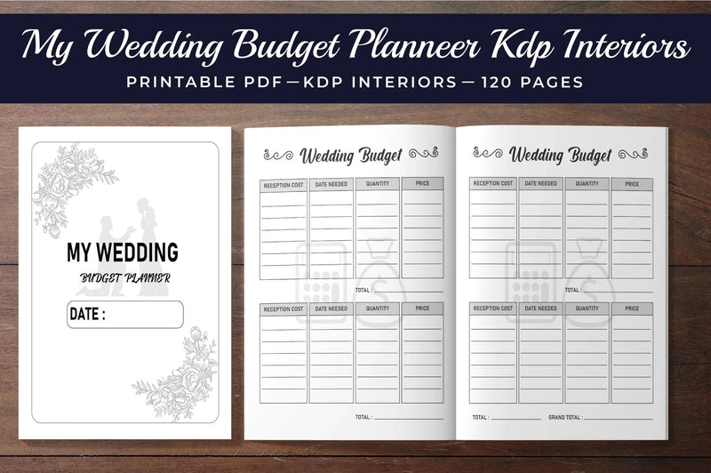 Wedding Budget Planner - CraftNest - Digital Crafting and Art