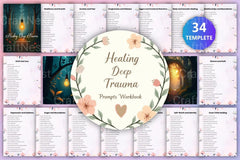 Healing Deep Trauma Prompts Workbook - CraftNest - Digital Crafting and Art